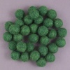 Handmade Felt Accessories - 10mm Balls - Xmas Green